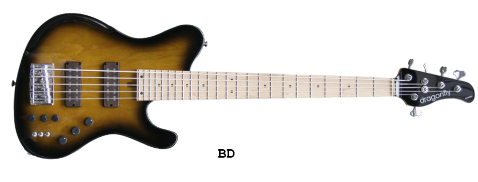 dragonfly bass guitar BD series